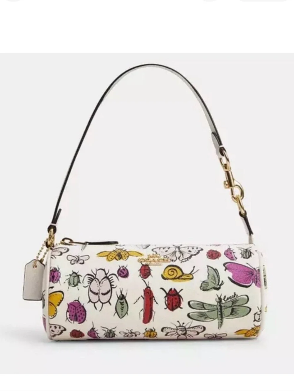 Coach Nolita Barrel Bag Creature Print Chalk Multi Limited Edition